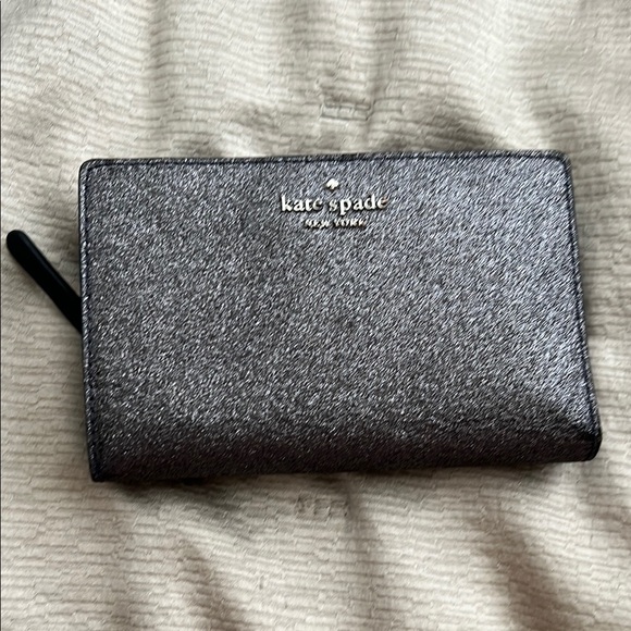 Kate Spade Metallic Black Clutch - Picture 1 of 3